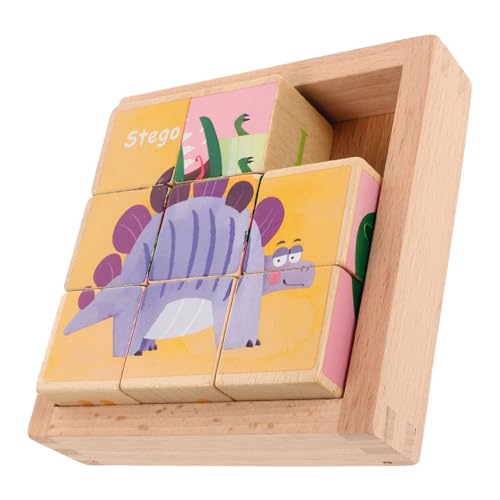 YARNOW Dinosaurier-Bausteinspielzeug Kinderspielzeug Dinosaurier -Rätsel zum Bauen von Dinosauriern für interaktives Dinosaurierspielzeug Holzrätsel hölzern YARNOW Dinosaurier-Bausteinspielzeug Kinderspielzeug Dinosaurier -Rätsel zum Bauen von Dinosauriern für interaktives Dinosaurierspielzeug Holzrätsel hölzern von YARNOW