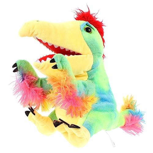 YARNOW Dinosaurier Handpuppe Aus Hochwertigem Material Realistisches Handspielzeug Für Fördert Kreativität Und Geschicklichkeit Beim Rollenspiel von YARNOW