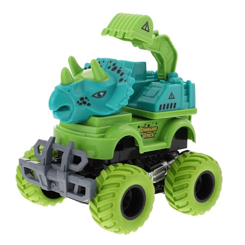 YARNOW Dinosaurier Ingenieurfahrzeug Spielzeugauto Rückziehspielzeug für Interaktive Lernspielzeug für Mädchen Fördert Hand Augen Koordination und Kreativität von YARNOW