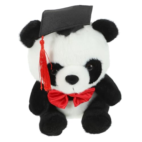 YARNOW Doktor Panda Puppe Kuscheltier Cartoon-Abschluss-Panda- Abschluss Niedlicher Plüsch-Panda zum Abschluss für Absolventen PP Baumwolle rot YARNOW Doktor Panda Puppe Kuscheltier Cartoon-Abschluss-Panda- Abschluss Niedlicher Plüsch-Panda zum Abschluss für Absolventen PP Baumwolle rot von YARNOW
