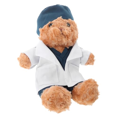 YARNOW Doktor-bär-Puppe Kleiner Bär Stofftier Gefüllte Puppe Kuscheltier Ausgestopftes Bärenspielzeug Bär Gefüllt Doktor Bär Stofftier Ausgestopfter Bär Ammenbär Plüsch YARNOW Doktor-bär-Puppe Kleiner Bär Stofftier Gefüllte Puppe Kuscheltier Ausgestopftes Bärenspielzeug Bär Gefüllt Doktor Bär Stofftier Ausgestopfter Bär Ammenbär Plüsch von YARNOW