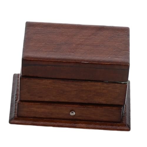 YARNOW Dollhouse Miniaturen Nähen Brustmöbel Miniatur Klassische Box Mini -miniaturhaus Accessoire Miniatur Tool Dollhouse von YARNOW