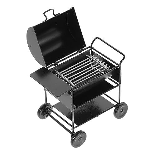 YARNOW Dollhouse Miniaturgrill Zubehör Realistisches BBQ Grill Modell für Puppenhaus und Mini Garten Sicheres und Einfach zu Bedienendes Miniaturküchengerät für Kreative DIY Projekte YARNOW Dollhouse Miniaturgrill Zubehör Realistisches BBQ Grill Modell für Puppenhaus und Mini Garten Sicheres und Einfach zu Bedienendes Miniaturküchengerät für Kreative DIY Projekte von YARNOW