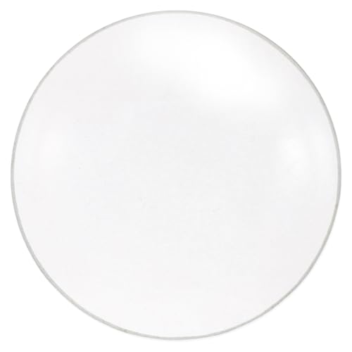 YARNOW Doppelkonvexlinse Durchmesser Brennweite Optische Glaslinse Für Wissenschaftliche Experimente Und Klassenzimmer Demonstrationen Poliertes Mit Geschliffenen von YARNOW