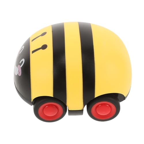 YARNOW Kleiner Rückziehauto für Kleinkinder Reibungsbetriebenes Spielzeugauto Marienkäfer Design Lernspielzeug für Babys Auto mit Rückzugfunktion von YARNOW