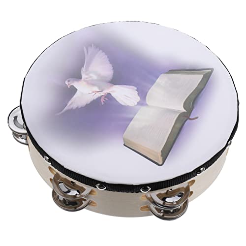 YARNOW Doppelseitige Handtrommel aus Holz mit Bedruckter Pet Oberfläche Percussion Instrument für Musikalische Früherziehung Konzentration und Geschicklichkeit YARNOW Doppelseitige Handtrommel aus Holz mit Bedruckter Pet Oberfläche Percussion Instrument für Musikalische Früherziehung Konzentration und Geschicklichkeit von YARNOW