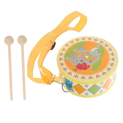 YARNOW Doppelseitige Kindertrommel mit Elefantenmotiv Handliche Rhythmus Trommel für Kleinkinder Musikalisches Lernspielzeug mit Reinem für Kindergarten Musikunterricht und Aktivitäten YARNOW Doppelseitige Kindertrommel mit Elefantenmotiv Handliche Rhythmus Trommel für Kleinkinder Musikalisches Lernspielzeug mit Reinem für Kindergarten Musikunterricht und Aktivitäten von YARNOW