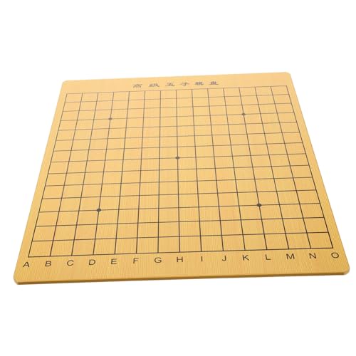 YARNOW Doppelseitiges Schachbrett aus Gobang und Chinesisches Schachbrett für Partys Tragbar und Praktisch Elegantes Design Leicht und Langlebig für Stundenlangen Spielspaß von YARNOW