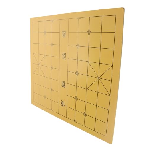 YARNOW Doppelseitiges Schachbrett aus Holz Multifunktionales Schachspiel für Go und Chinesisches Schach mit Design Tragbar und Praktisch für Familie und Freunde YARNOW Doppelseitiges Schachbrett aus Holz Multifunktionales Schachspiel für Go und Chinesisches Schach mit Design Tragbar und Praktisch für Familie und Freunde von YARNOW