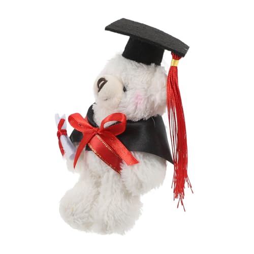 YARNOW Dr. Bärenpuppe Abschlussstofftier 2025 Abschlussbär Mini-plüschbär Abschluss Ausgestopfte Bären Abschluss-kuschelbären, Masse Abschluss Stofftier Weiß Pp Baumwolle YARNOW Dr. Bärenpuppe Abschlussstofftier 2025 Abschlussbär Mini-plüschbär Abschluss Ausgestopfte Bären Abschluss-kuschelbären, Masse Abschluss Stofftier Weiß Pp Baumwolle von YARNOW