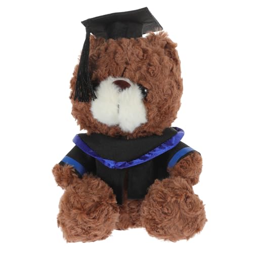 YARNOW Dr. Bärenpuppe Cartoon-bär-Puppe Abschluss Ausgestopfter Bär Plüschbärenspielzeug Abschlussgeschenk Abschluss Stofftiere Abschlussbären Bär Ornament Pp Baumwolle YARNOW Dr. Bärenpuppe Cartoon-bär-Puppe Abschluss Ausgestopfter Bär Plüschbärenspielzeug Abschlussgeschenk Abschluss Stofftiere Abschlussbären Bär Ornament Pp Baumwolle von YARNOW