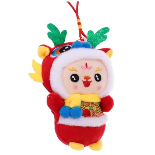 YARNOW Drachenbaby Anhänger Chinesisches Neujahrspuppenspielzeug Drachen-Kuscheltiere ausgestopfter Drache Drachenpuppe Drachenspielzeug im chinesischen Stil Drache Stofftier PP Baumwolle von YARNOW