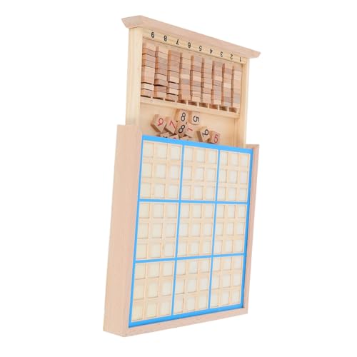 YARNOW Educational Sudoku Board Game mit Schublade Logisches Denkspiel für Fördert Kreativität und Problemlösungsfähigkeiten Blau von YARNOW