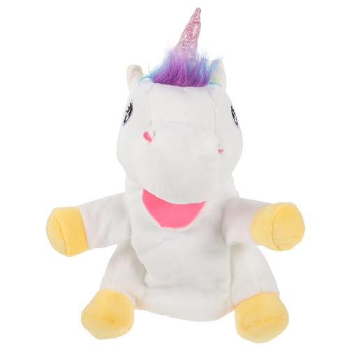 YARNOW Einhorn Handpuppe für Interaktive DIY Geschichtenerzähler Handspielzeug Realistische Einhorn Figur für Kreative Spielstunden YARNOW Einhorn Handpuppe für Interaktive DIY Geschichtenerzähler Handspielzeug Realistische Einhorn Figur für Kreative Spielstunden von YARNOW