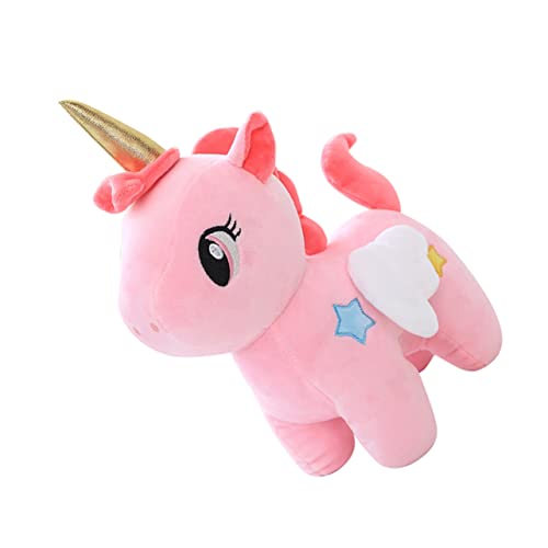 YARNOW Einhorn-Puppe Stofftier Für Babys Bequeme Puppe Gefüllte Puppe Kinderspielzeug Plüschtier Cartoon-Einhorn Plüsch Stofftier Kristallweicher Samt Rosa YARNOW Einhorn-Puppe Stofftier Für Babys Bequeme Puppe Gefüllte Puppe Kinderspielzeug Plüschtier Cartoon-Einhorn Plüsch Stofftier Kristallweicher Samt Rosa von YARNOW