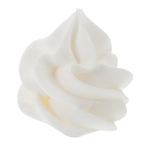 YARNOW Eiskopfmodell Eiskugeln-vitrine-Requisite Eiskugeln Foto Requisite Gefälschte Dessertdekorationen Eiscreme Kugeln Deko-eiskugeln Als Requisite Eiskugeln-Modell Sahnekaugummi Weiß von YARNOW