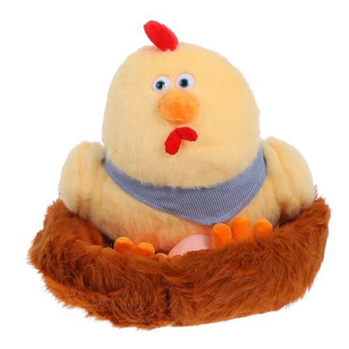 YARNOW Entzückendes Hühnerstall Plüschtier mit Eiern Großes Kuscheltier für Ostern und Geburtstagsgeschenke aus Weichem und Sicherem Material von YARNOW