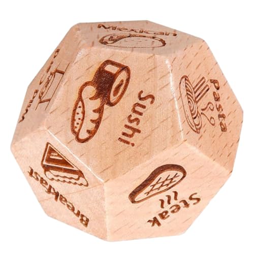 YARNOW Essen Entscheidungswürfel aus Holz Kreative Spiele für Vielseitig Einsetzbar Perfektes für Valentinstag Jahrestag und Besondere Anlässe Stilvolles Design für Neue YARNOW Essen Entscheidungswürfel aus Holz Kreative Spiele für Vielseitig Einsetzbar Perfektes für Valentinstag Jahrestag und Besondere Anlässe Stilvolles Design für Neue von YARNOW