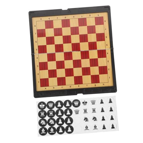 YARNOW Faltbares Reise Schachspiel Magnetisch Tragbar Schach Brettspiel Set Für Familie Freunde Outdoor Indoor Aktivitäten YARNOW Faltbares Reise Schachspiel Magnetisch Tragbar Schach Brettspiel Set Für Familie Freunde Outdoor Indoor Aktivitäten von YARNOW