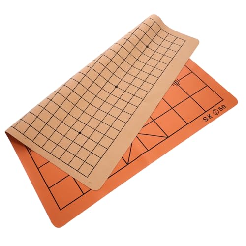 YARNOW Faltbares Schachbrett Doppelseitig Kreatives Zubehör für Chinesisches Schach für Schüler und Erwachsene mit Fusselfreiem Material und Einfachem Design von YARNOW