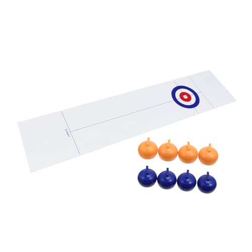 YARNOW Familienspiele Curling Kreatives Tischspiel für Erwachsene und Kompaktes Design Fördert die Koordination für Drinnen und Unterwegs YARNOW Familienspiele Curling Kreatives Tischspiel für Erwachsene und Kompaktes Design Fördert die Koordination für Drinnen und Unterwegs von YARNOW
