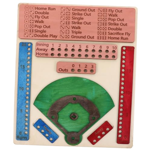 YARNOW Farbiges Schachbrettspiel Tabletop-baseballspiel Baseball-brettspiel Baseball -brettspiele Hölzern YARNOW Farbiges Schachbrettspiel Tabletop-baseballspiel Baseball-brettspiel Baseball -brettspiele Hölzern von YARNOW