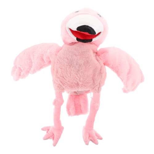 YARNOW Flamingo Handpuppe aus Plüsch Interaktives Tier für Fördert Kreativität und Frühe Bildung Geschichtenerzählen von YARNOW