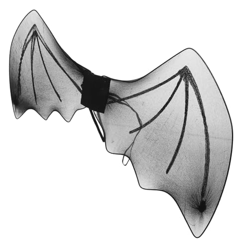 YARNOW Fledermausflügel Kostüm für Halloween Schwarze Requisiten für Erwachsene Leichtes für Maskeraden Partys und Bühnenauftritte Geheimnisvolles Design von YARNOW