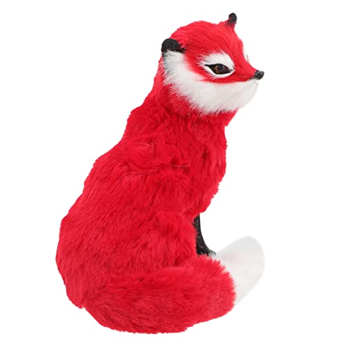 YARNOW Fox Plush Toy ausgestopft Plüsch dekorative Fuchsmodelle Wohnkultur simulierte Fuchsfigur Pelztiermodelle Cartoon-Tier-Ornamente Kunststoff rot YARNOW Fox Plush Toy ausgestopft Plüsch dekorative Fuchsmodelle Wohnkultur simulierte Fuchsfigur Pelztiermodelle Cartoon-Tier-Ornamente Kunststoff rot von YARNOW