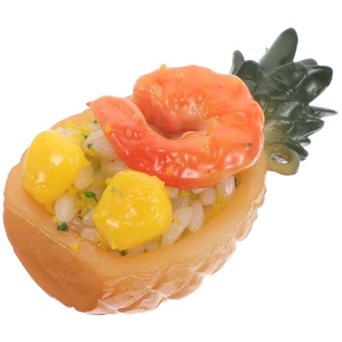 YARNOW Gebratenes Reismodell Simulationsspielzeug für künstliche Ananas Künstliches Essen künstliches dekoratives Essen gefälschte Ananasverzierung Pu Yellow YARNOW Gebratenes Reismodell Simulationsspielzeug für künstliche Ananas Künstliches Essen künstliches dekoratives Essen gefälschte Ananasverzierung Pu Yellow von YARNOW