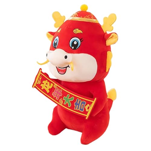 YARNOW Gefülltes Drachenspielzeug Im Chinesischen Stil Plüschdrache Als Neujahrsgeschenk Für Entzückendes Kuscheltier Für Feiern Und Dekoration von YARNOW