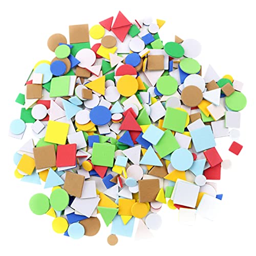 YARNOW Geometrische Form Aufkleber für Eva Schaumstoff Bastelmaterial Selbstklebend Dekorative Wandsticker für Kindergarten und Zuhause Kreative DIY Bastelideen YARNOW Geometrische Form Aufkleber für Eva Schaumstoff Bastelmaterial Selbstklebend Dekorative Wandsticker für Kindergarten und Zuhause Kreative DIY Bastelideen von YARNOW