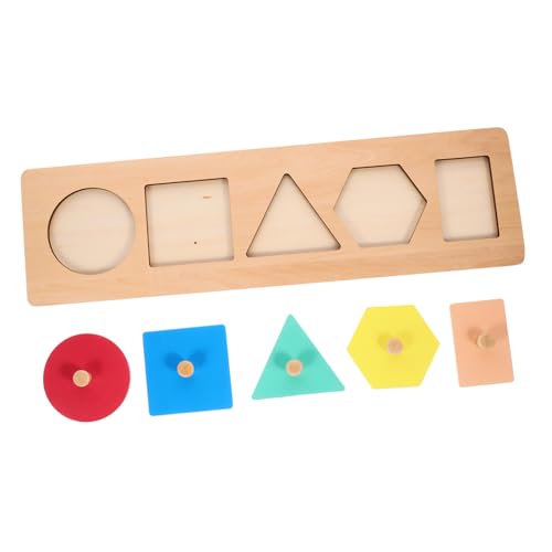 YARNOW Geometrisches Formen Puzzle Holzspielzeug Lernspielzeug für Kleinkinder zur Kognitiver Fähigkeiten Hand Augen Koordination und Feinmotorik für Eltern Interaktion und YARNOW Geometrisches Formen Puzzle Holzspielzeug Lernspielzeug für Kleinkinder zur Kognitiver Fähigkeiten Hand Augen Koordination und Feinmotorik für Eltern Interaktion und von YARNOW