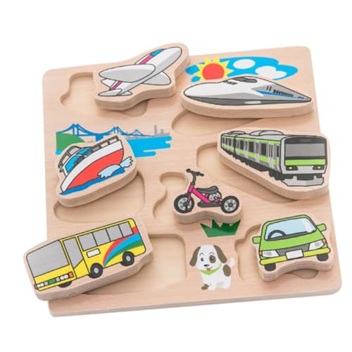 YARNOW Geometrisches Holzspielzeug für Kleinkinder Lernpuzzle Feinmotorik und Problemlösungsfähigkeiten Geeignet für Jungen und Mädchen Jahre von YARNOW