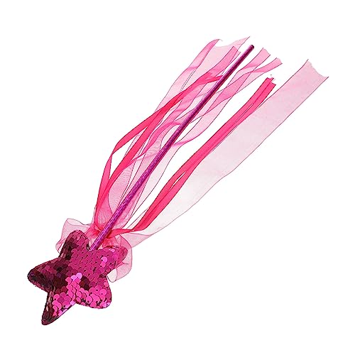 YARNOW Glitzernder Feenstab mit Ribbons für Magischer mit Glitzerstern Design für Geburtstagsfeiern Kostümpartys Halloween und Rollenspiele YARNOW Glitzernder Feenstab mit Ribbons für Magischer mit Glitzerstern Design für Geburtstagsfeiern Kostümpartys Halloween und Rollenspiele von YARNOW