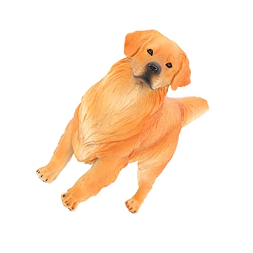 YARNOW Golden Retriever Hundemodell simulierter Hund Welpe Golden Retriever-Figur Hundefigur Hunde-Tierfiguren Plastik Orange YARNOW Golden Retriever Hundemodell simulierter Hund Welpe Golden Retriever-Figur Hundefigur Hunde-Tierfiguren Plastik Orange von YARNOW