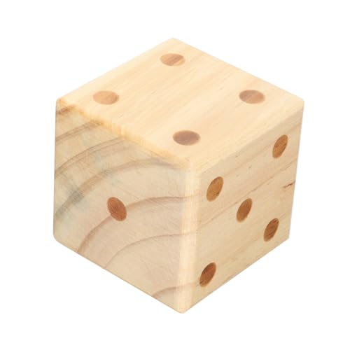 YARNOW Große Holzspielwürfel Robustes für Partys für Gesellschaftsspiele und Lernspiele Hochwertige Verarbeitung Runde Ecken Langlebig und Sicher der Anwendung von YARNOW