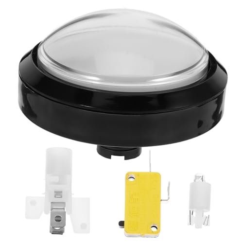 YARNOW Großer Runder LED Druckknopf Für Spielmaschinen Selbstrückstellender Spielknopf Für Spiele Und Zubehör von YARNOW