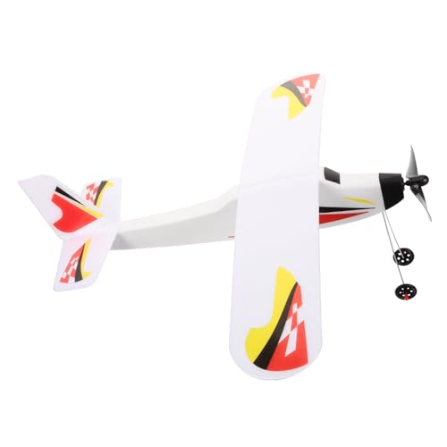 YARNOW Gummiband Flugzeug Modell DIY Schaumstoff Glider für Outdoor Sport Einfach Zusammenzubauen Fördert Hand Augen Koordination Sekunden Zufälliger Stil von YARNOW