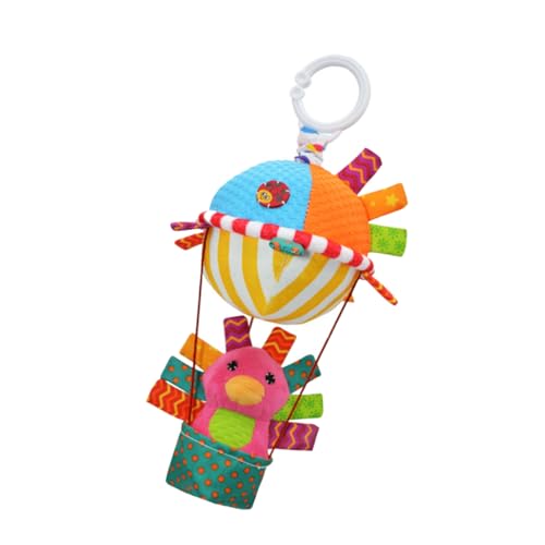 YARNOW Hängendes für Kinderwagen Kreatives Heißluftballon Rasselspielzeug aus Plüsch für Neugeborene Fördert und Hand Augen Koordination für Eltern Junge Mädchen Interaktion von YARNOW