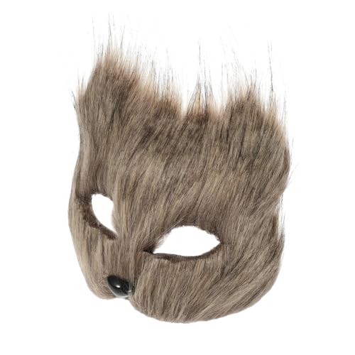 YARNOW Halbgesichts Fuchskostüm Maske aus Leichtem Strapazierfähigem Material Realistische Tiermaske für Halloween Maskenball und Cosplay Atmungsaktiv und Wiederverwendbar Unisex Design YARNOW Halbgesichts Fuchskostüm Maske aus Leichtem Strapazierfähigem Material Realistische Tiermaske für Halloween Maskenball und Cosplay Atmungsaktiv und Wiederverwendbar Unisex Design von YARNOW