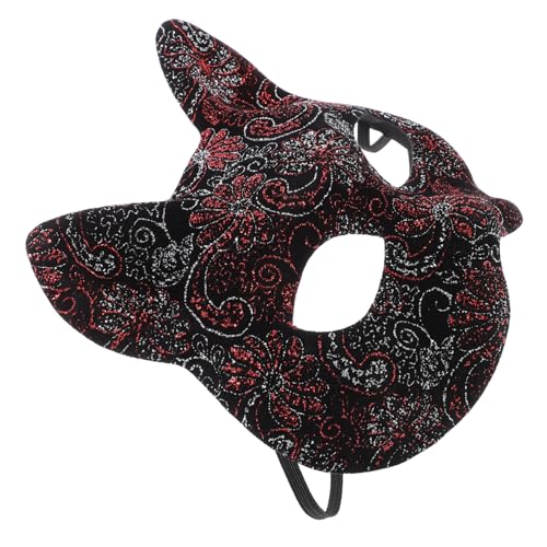 YARNOW Halbgesichts Katzenmaske mit Elastischem Band Dekorative Tiermaske für Cosplay Maskerade Halloween Karneval und Party Langlebiges Material Unisex Realistisches Design YARNOW Halbgesichts Katzenmaske mit Elastischem Band Dekorative Tiermaske für Cosplay Maskerade Halloween Karneval und Party Langlebiges Material Unisex Realistisches Design von YARNOW