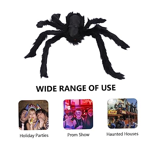 YARNOW Halloween Dekorative Plüschspinne Schwarz Bunte Halloween Szene Requisite Haarige Spinne Für Gruselige Bar Und Geisterhaus Dekoration YARNOW Halloween Dekorative Plüschspinne Schwarz Bunte Halloween Szene Requisite Haarige Spinne Für Gruselige Bar Und Geisterhaus Dekoration von YARNOW
