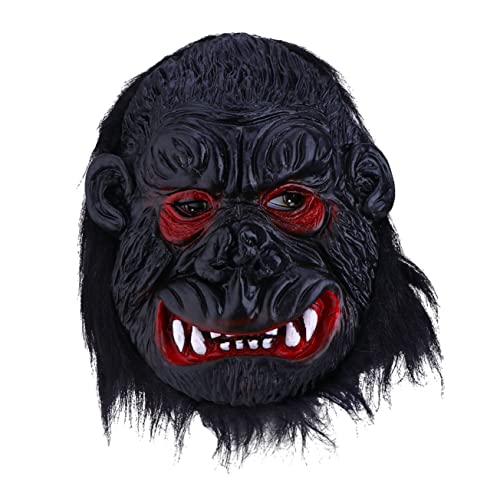 YARNOW Halloween Gorilla Maske aus Hochwertigem Bequeme Trageweise Gruselige Horror Maske für Kostümpartys Leicht und Einfach Anzuziehen für Halloween Verkleidungen von YARNOW