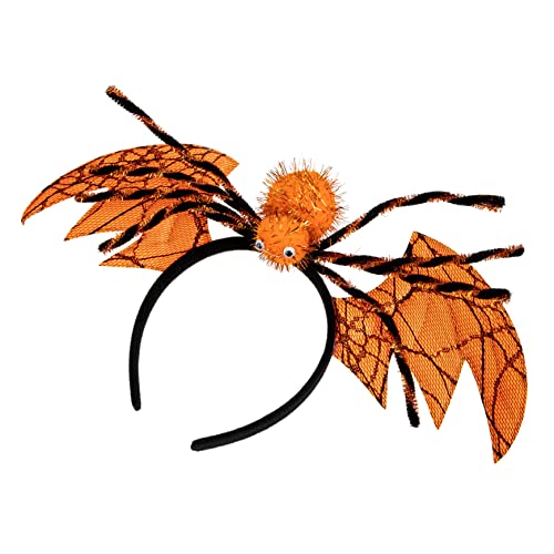 YARNOW Halloween Haarreif Fledermaus Spinne Design Leicht Bequem Festlicher Kopfschmuck für Party Karneval Bühnenauftritt von YARNOW
