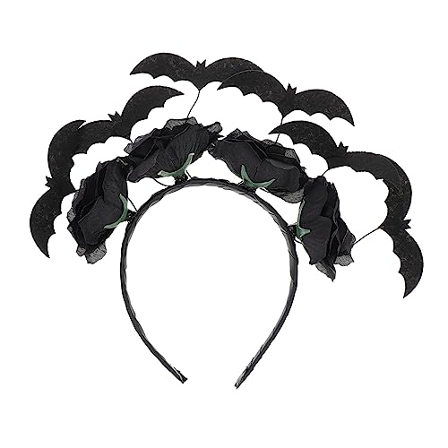 YARNOW Halloween Haarreif mit Fledermaus Design für Kostüme Partys und Feierlichkeiten Halloween Dekoration für Erwachsene YARNOW Halloween Haarreif mit Fledermaus Design für Kostüme Partys und Feierlichkeiten Halloween Dekoration für Erwachsene von YARNOW