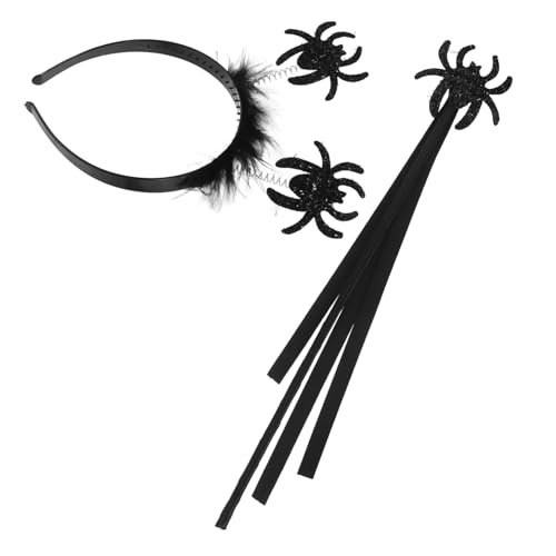 YARNOW Halloween Haarreif mit Zauberstab Set Teiliges Kostümzubehör für Frauen und Mädchen für Karneval Fasching und Partys Lustiger Haarschmuck für Halloween Feiern YARNOW Halloween Haarreif mit Zauberstab Set Teiliges Kostümzubehör für Frauen und Mädchen für Karneval Fasching und Partys Lustiger Haarschmuck für Halloween Feiern von YARNOW
