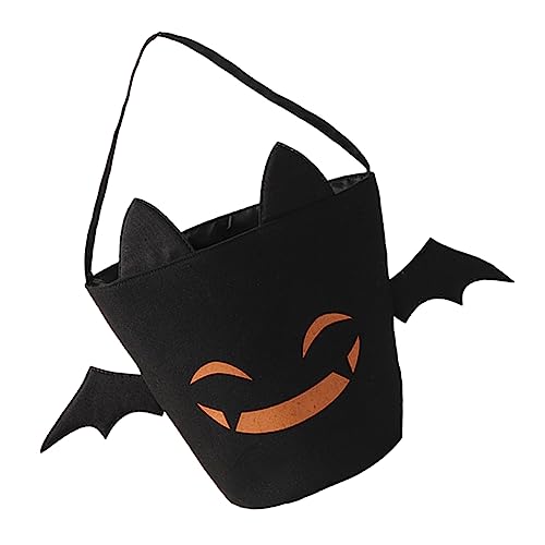 YARNOW Halloween Handkorb aus Baumwolle Tragbare Faltbare Geschenktaschen Bunte Canvas Süßigkeitenbeutel für Halloween für Trick Treat und Dekoration YARNOW Halloween Handkorb aus Baumwolle Tragbare Faltbare Geschenktaschen Bunte Canvas Süßigkeitenbeutel für Halloween für Trick Treat und Dekoration von YARNOW