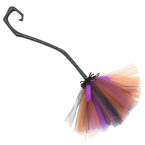 YARNOW Halloween Hexenbesen Deko Magische Kostüm Requisite für Halloween Party Abnehmbarer Besen für Hexen Cosplay und Festlichkeiten YARNOW Halloween Hexenbesen Deko Magische Kostüm Requisite für Halloween Party Abnehmbarer Besen für Hexen Cosplay und Festlichkeiten von YARNOW