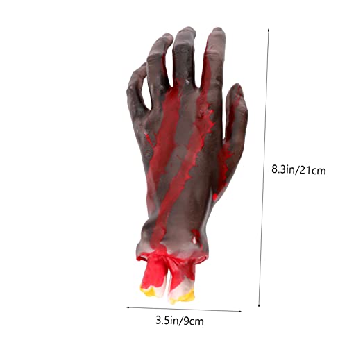 YARNOW Halloween Simulation Hand Requisiten Schwarz Langlebiges Gruselige Deko für Party Bühnenauftritte Spukhaus Einfach Aufhängbar Halloween Atmosphäre YARNOW Halloween Simulation Hand Requisiten Schwarz Langlebiges Gruselige Deko für Party Bühnenauftritte Spukhaus Einfach Aufhängbar Halloween Atmosphäre von YARNOW